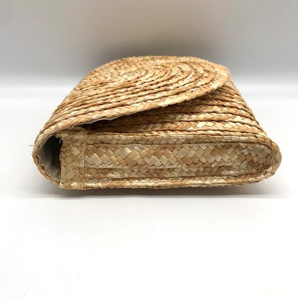 EWC Neutral Raffia Envelope Clutch - Picture 4 of 10